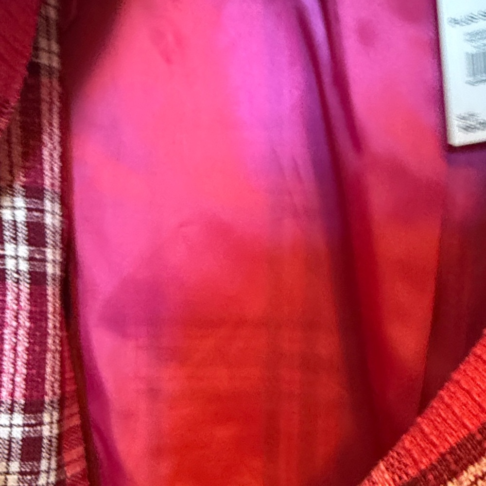 Fuchsia Plaid Women's Blazer - Picture 6 of 7